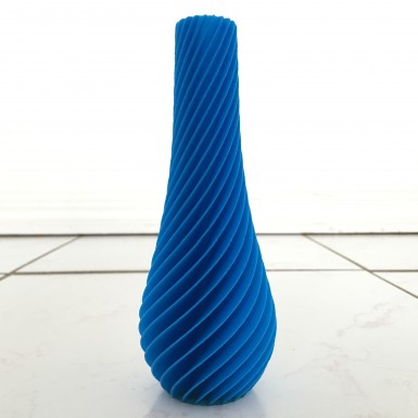 Blue PLA Spiral vase 100 microns