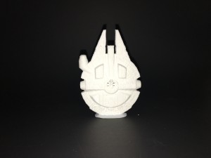 No support, White PLA, 100 microns