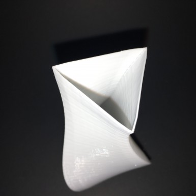 High glossy white PLA 100 microns Vase mode