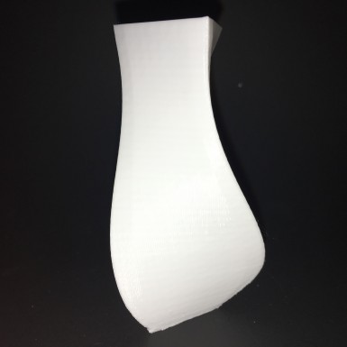 High glossy white PLA 100 microns Vase mode